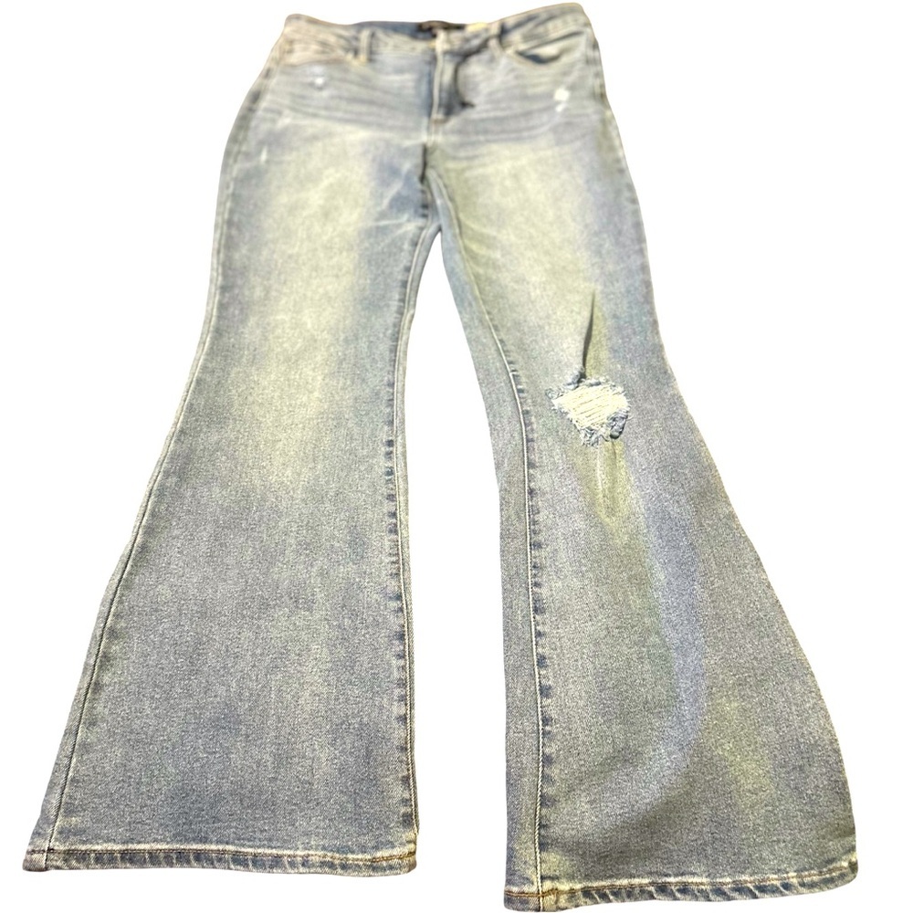 High-rise flare jeans